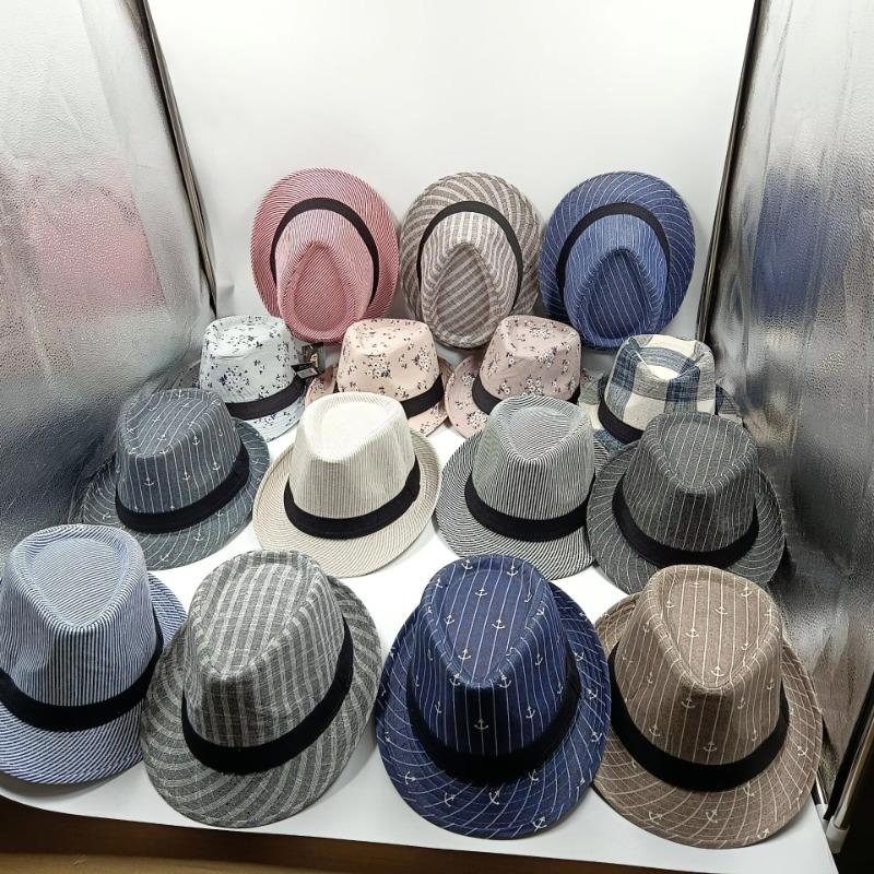 2025 New Fashion Design Man Cap Classic White Men Straw Hat Summer Trendy Beach Sun Hats All-match Casual Cowboy Jazz Caps