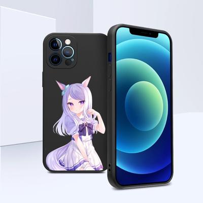 Uma Musume Красивый чехол для телефона для iPhone 14 11 12 13 Pro Max X XR XS Max 6 6S 7 8 Plus SE 2022 Жидкий квадратный цветной чехол для телефона