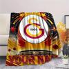 1PC Custom Name Galatasaray Patterned Flannel Blanket Suitable For All Seasons for Home Decor Warmth and Comfort Gifts Holiday Present