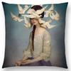 Новая элегантная леди милая девушка Шекспир воображение Фэнтези масляная живопись мечтательное чувство сказка судьба Наволочка для подушки-думки Чехол для подушки