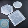 Круглая/квадратная/шестиугольная подставка под стакан, силиконовая форма для конфет, шоколада, мороженого, глиняного мыла, эпоксидной смолы, инструмент для декорирования