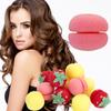 Sdotter Strawberry Heatless Hair Curlers Ribbon Hair Roller No Heat Curling Rod Sponge Sleeping Soft Wave Formers DIY Hair Styl