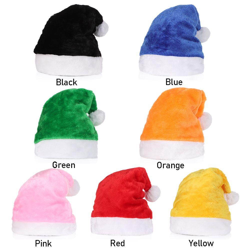 Classic Festival Holiday Merry Christmas Happy New Year Santa Hats Xmas Caps