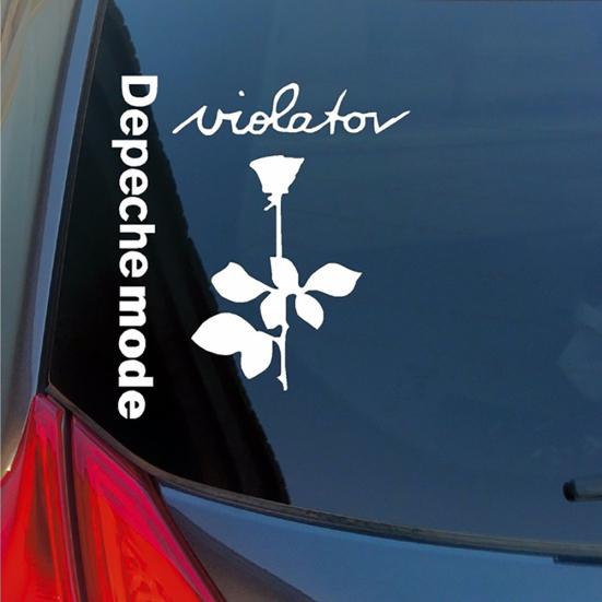 Depeche Mode Violator Rose Flower Автомобиль Светоотражающие наклейки Наклейка Декор