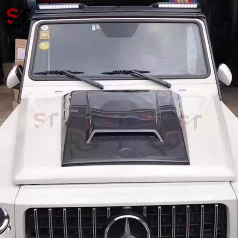 Капот из углеродного волокна в стиле BS для Mercedes-Benz G-Class W463 G63/G500/G55/G350