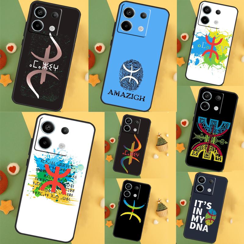 Чехол с флагом берберов Амазигов для Xiaomi Redmi Note 9 10 11 12 13 Pro Plus 12S 11S 10S 9S Remdi 12 13 C 9C 10C