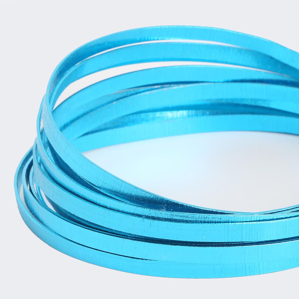 3Meter Flat Embossed Aluminum Wire Soft Metal Floristry Wire for DIY Jewelry Craft Making