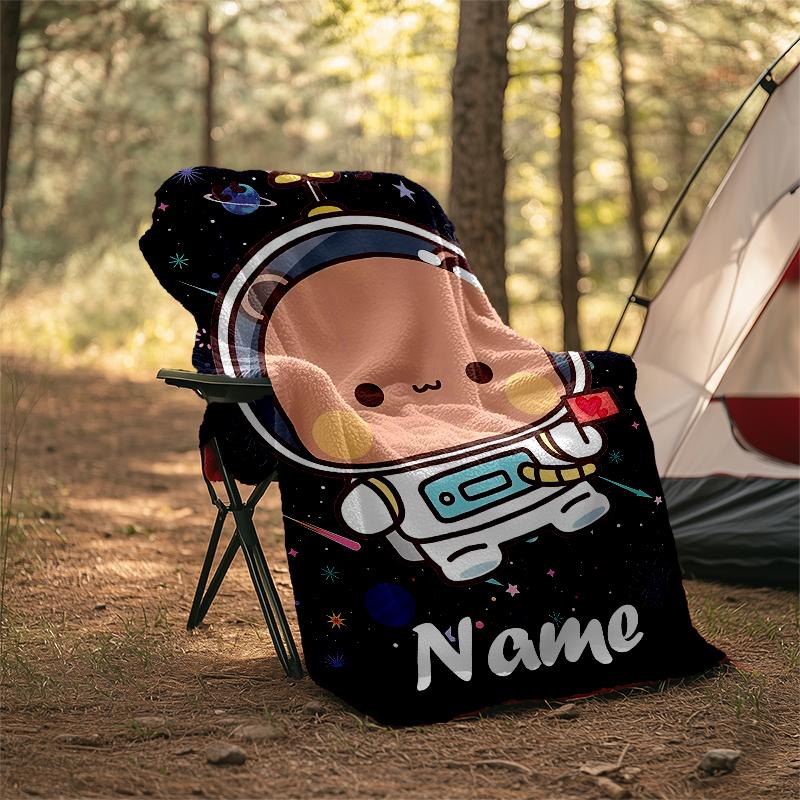 Personalized Custom Name Blanket - Bubu Dudu Print Design,Blanket for Sofa,Bed,Travel,Camping - Soft and Warm, Great Gift