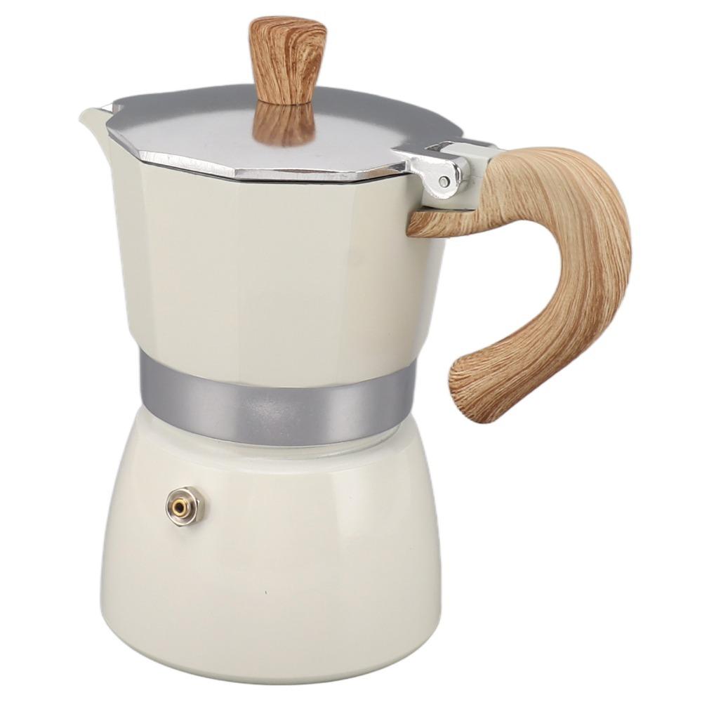 Aluminum Italian Coffee Maker 3 Cup/6 Cup Manual Coffee Percolator Home Use