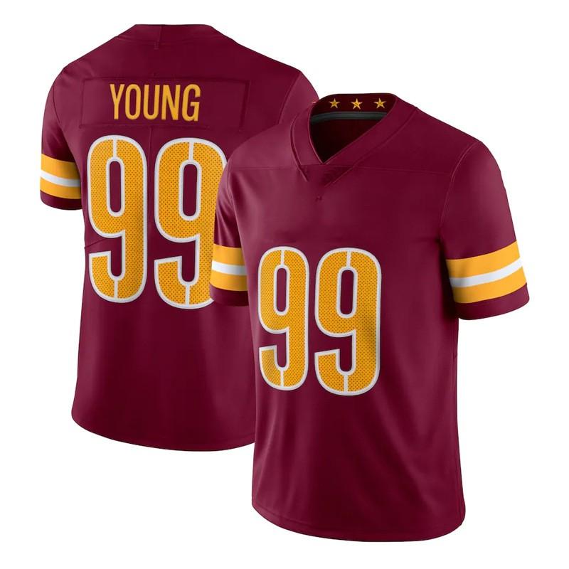 Commander 5 Jayden Daniels 17 Mclaurin NFL Jersey Embroidered Football Uniform