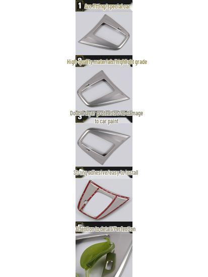 15 CRV Декоративная рамка переднего воздуховода и наклейка с блестками на приборную панель центральной консоли