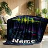 Custom Name Personalized Knight Rider Print Blanket, Home Decor, Bedroom, Sofa, Camping, Couch, Gifts for Birthday ChristmasEnthusiasts