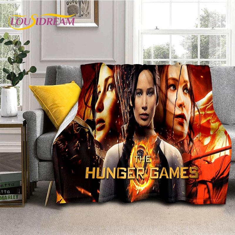 3D The Hunger Games Movie Archer Character Soft Flannel Blanket for Beds Bedroom Sofa Picnic,Throw Blanket for Cover Outdoors