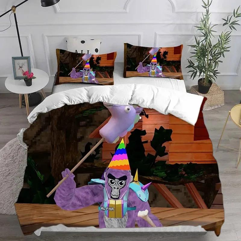 Комплекты постельного белья Gorilla Tag Одеяло Стеганое покрывало Покрывало на кровать Пододеяльник Наволочка Наборы из 2-3 предметов Детский Взрослый размер