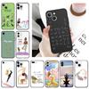 Applicable Iphone15Pro Mobile Phone Case Cartoon Cute Yoga Girl Mobile Phone Case Hair Painting Anti-Drop