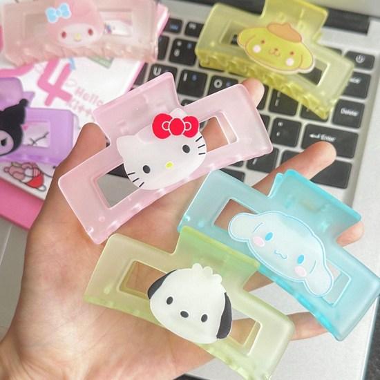 Minha Store Sanrio Character Hair Clip Pin, Kitty, 1 Piece, a Popular Character In Korea