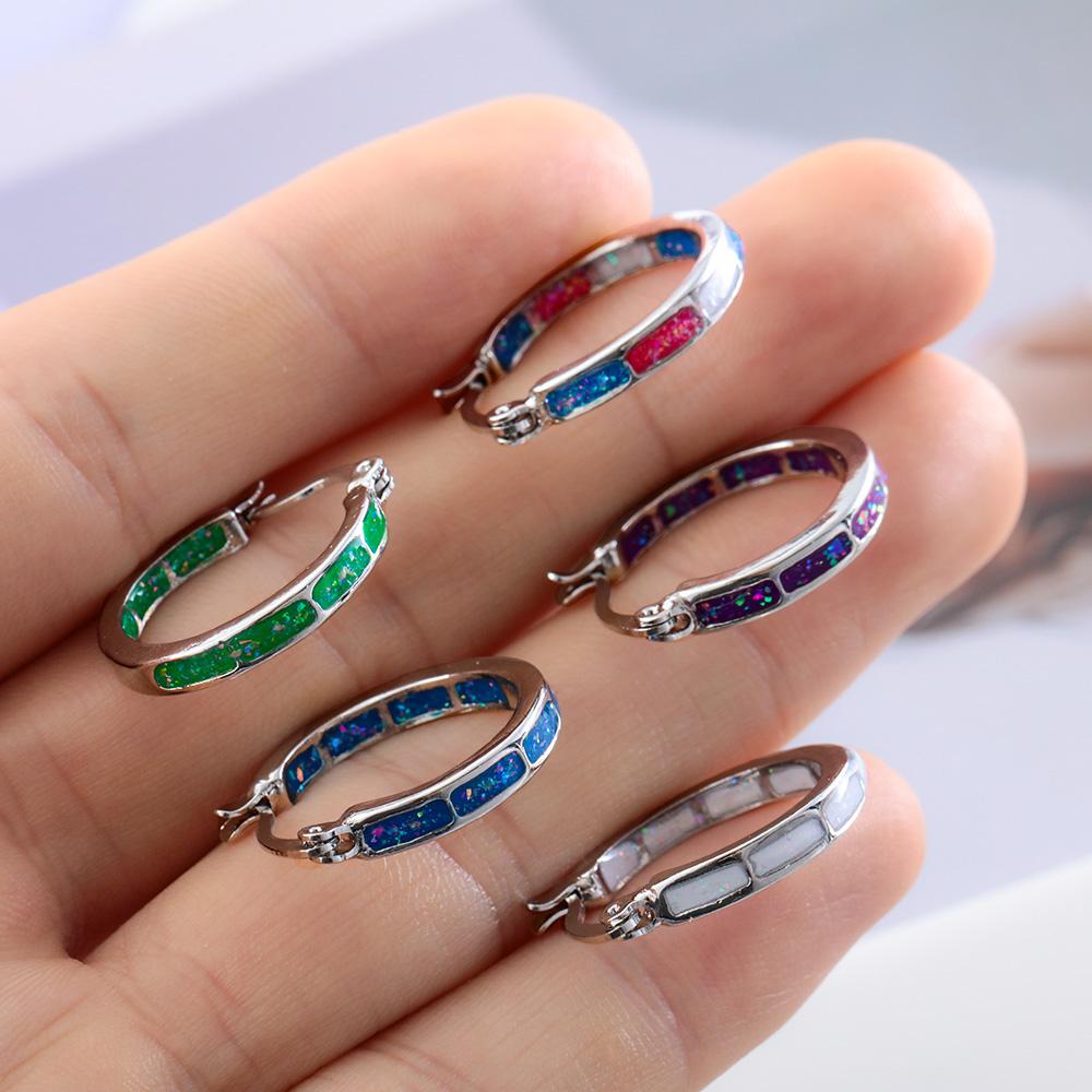 Fashion Jewellery Healthy Stimulation Acupoint Gallstone Earrings Weight Loss Hoop Slimming Earring