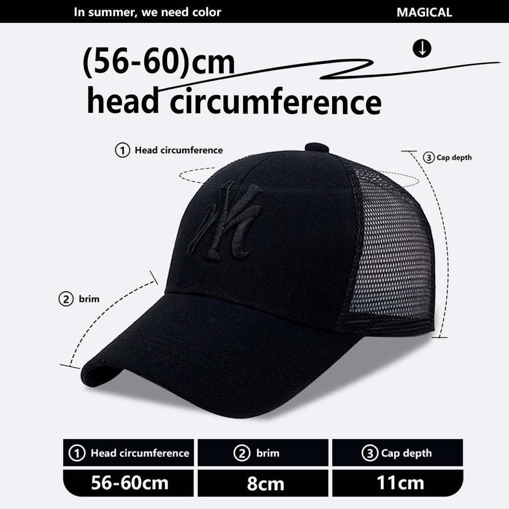 Летняя бейсболка из марли с вышитыми буквами, модная кепка для улицы, кепка с козырьком для мужчин и женщин, модная уличная шляпа от солнца