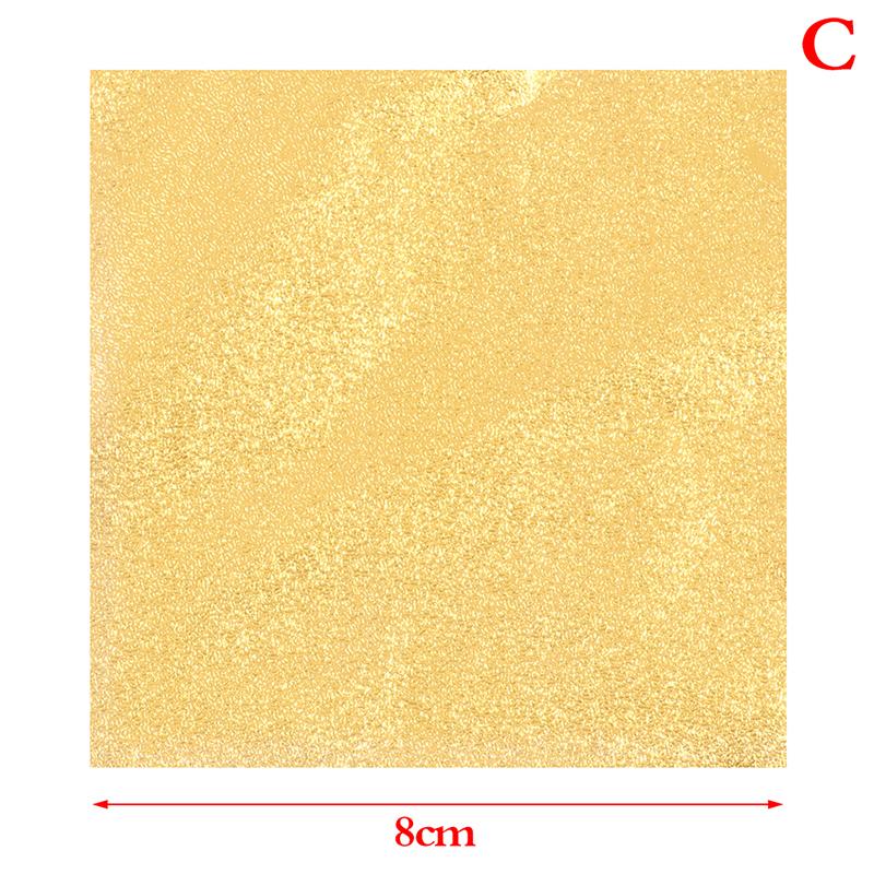 100 шт. Бумага для конфет Алюминиевая фольга Бумага для конфет Шоколадная обертка Золотая бумага