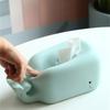 Whale Shaped Tissue Box Cover Silicone Napkin Holder Large Capacity Paper Towel Container for Home Office Apartment