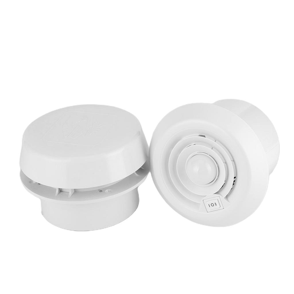 Крышный вентилятор 12 В, 4000 об/мин, светодиодная потолочная вентиляционная решетка, круглая для кемперов, дома на колесах, туристического прицепа