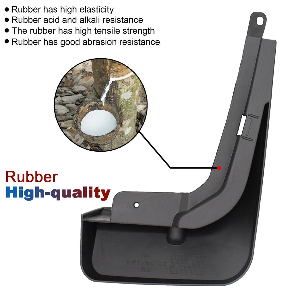 4 шт./компл. брызговики для Chery Tiggo 7 Pro, брызговики, брызговики, передние и задние автомобильные аксессуары, запчасти