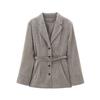 Fashion Style 2024 Fall and Winter New Women's Clothing Work Clothing Versatile Belt Wool Suit Outwear 8483711