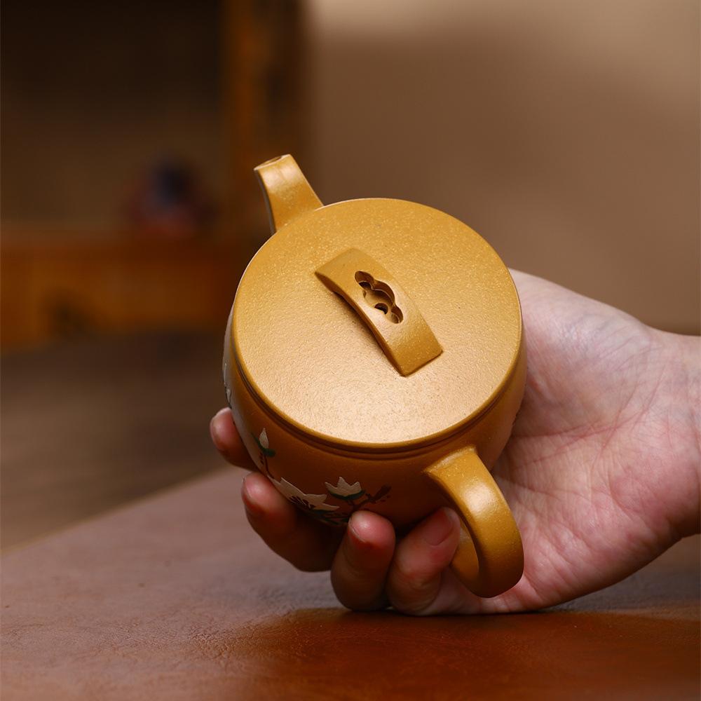 Китайский Исинский чайник, чистый ручной работы, Исинский глиняный чайник, домашний чайник, один горшок, чайный сервиз кунг-фу