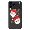 Чехол для iPhone 17 Pro Милый узор Санта-Клаус Прямая кромка ТПУ Задняя крышка телефона
