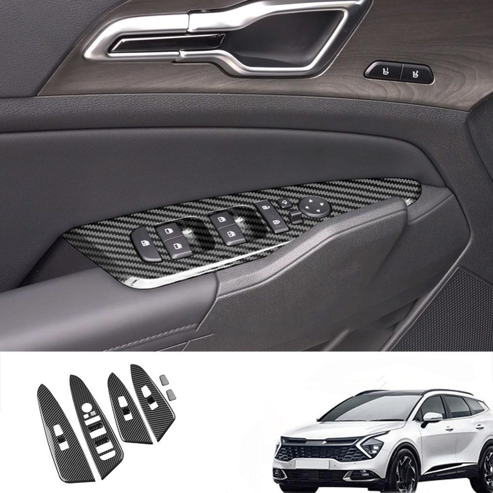 Для KIA Sportage NQ5 2026 2026 2026 LHD Автомобильный Внутренний Панель Подлокотника Двери Кнопка Стеклоподъемника Накладка Аксессуары для Интерьера