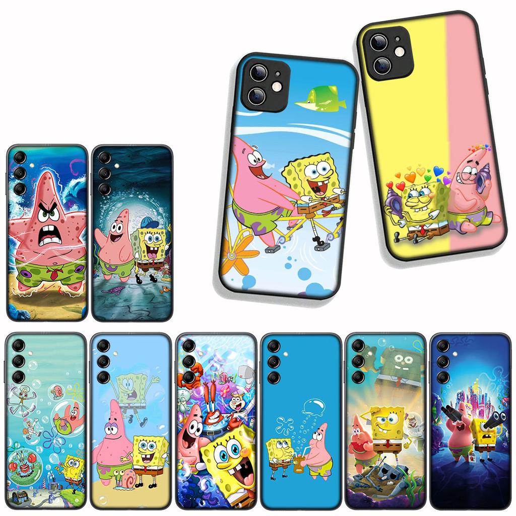 for Apple iPhone 17 16 15 11 Pro XS Max XR 6 7 8 Plus + SE 2020 5 16E Phone Cover Case S-SpongeBobs S-SquarePant