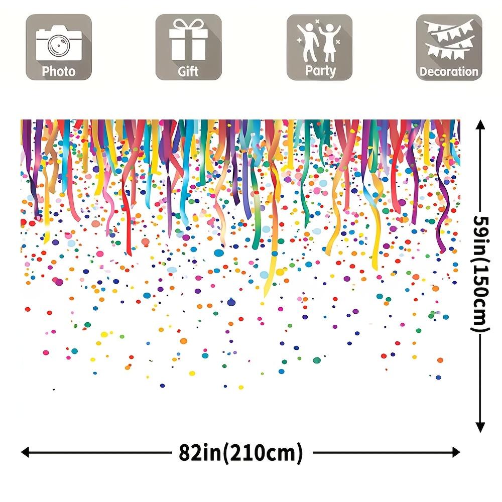 2D plane 1 piece of bright-colored polyester background banner suitable for photo booths and celebration events