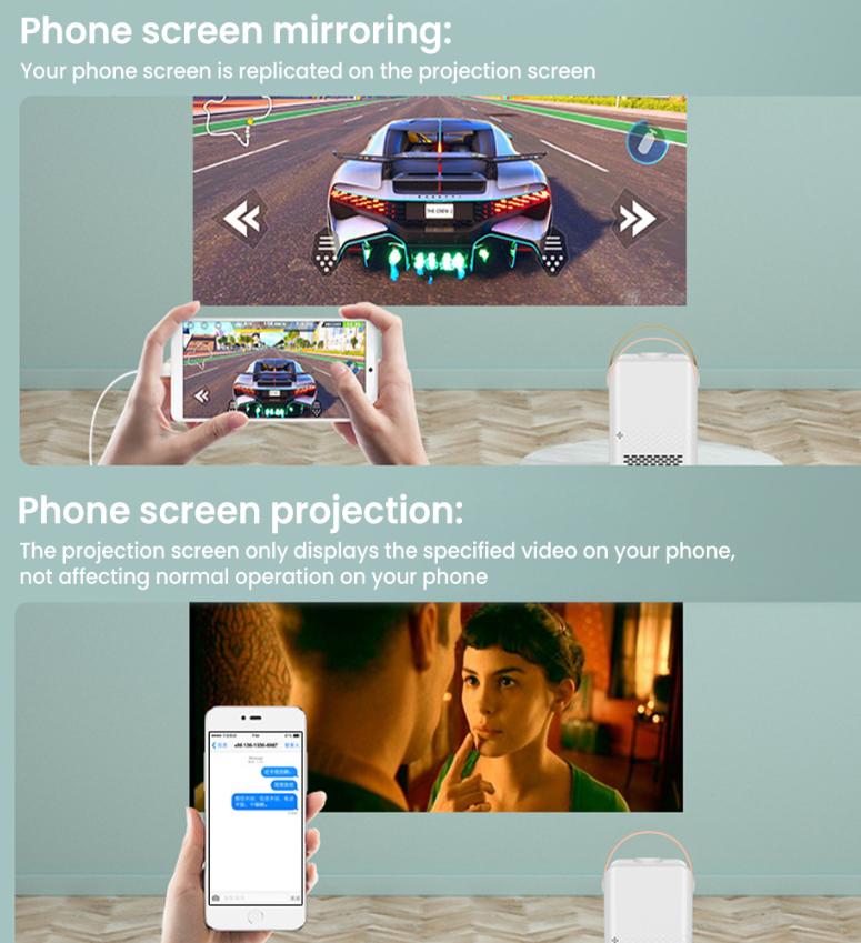 ISINBOX X8 мини портативный проектор для домашнего кинотеатра и кинотеатра 1280*720 1080P видеопроектор Smart Android WiFi светодиодный проектор