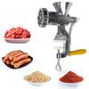 Household Grinder Sausage Stuffer Kitchen Tool Food Processor Stainless Steel Vegetable Chopper Manual Meat Grinder Handheld