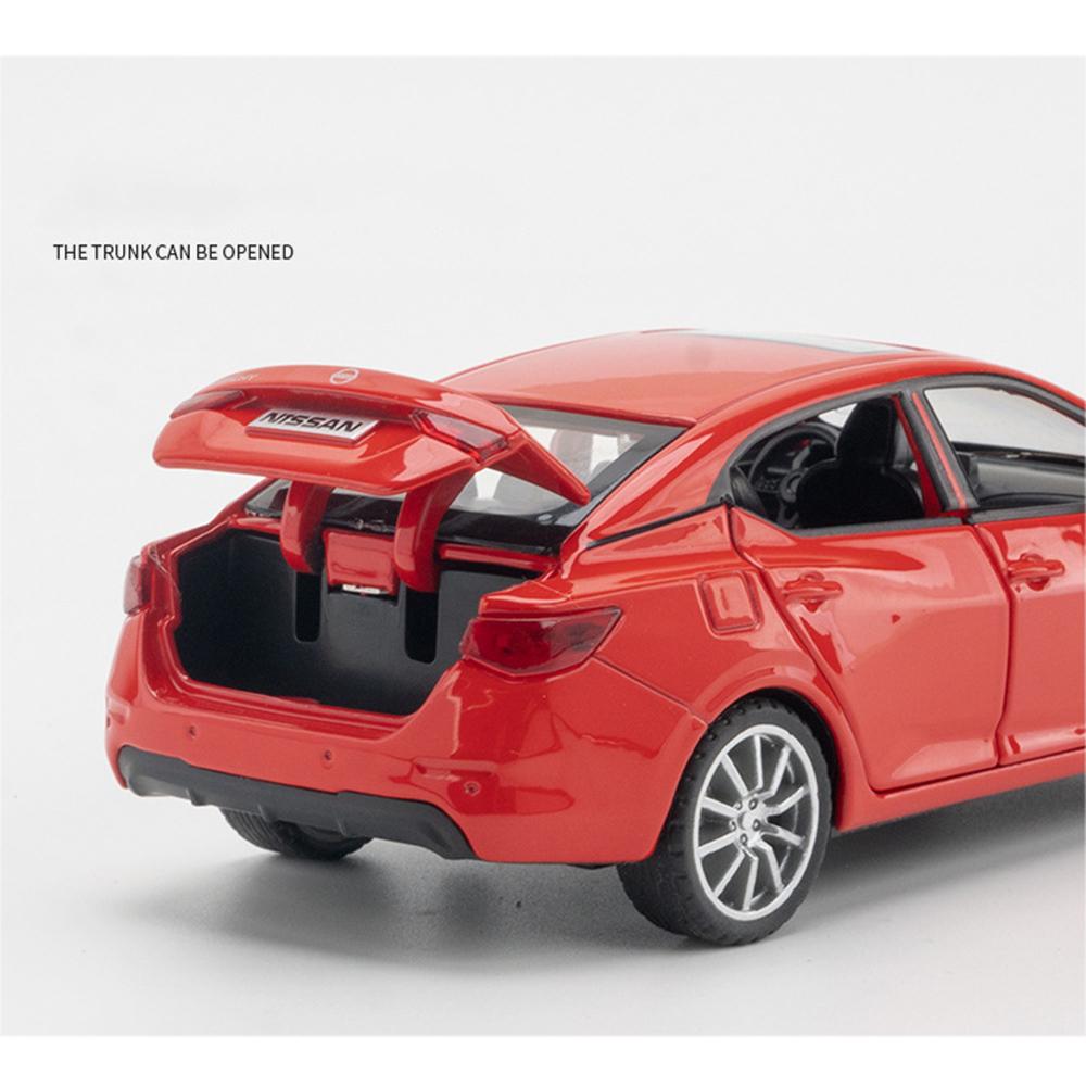 Литая под давлением модель автомобиля SYLPHY 1/32, коллекция игрушечных транспортных средств, звуки, подарки для детей