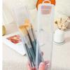 3 pcs Dustproof Lid Makeup Brush Organizer Reusable Clear Storage Case Cosmetics Storage Box  Travel