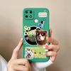 Чехол для Realme C21 C21Y Чехол для Realme C25 C25S C25Y Задняя крышка Мультяшный Мягкий Жидкий Силикон Полная Защита Ударопрочный Корпус Телефона