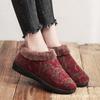 Cotton Shoes Female Lazy Winter Velvet Thick Soles the Elderly Cotton Shoes