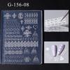 3D Silicone Nail Carving Mold Snowflakes Winter Mould Stamping Design Gel Stencils DIY Manicure Accessory Tools Multi-Designs
