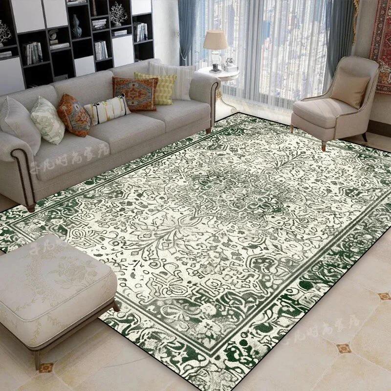 Persian Luxury Tradition Living Room Carpets Fancy Home Decoration Large Area Soft Rugs Washable Non-slip Lounge Room Door Mats