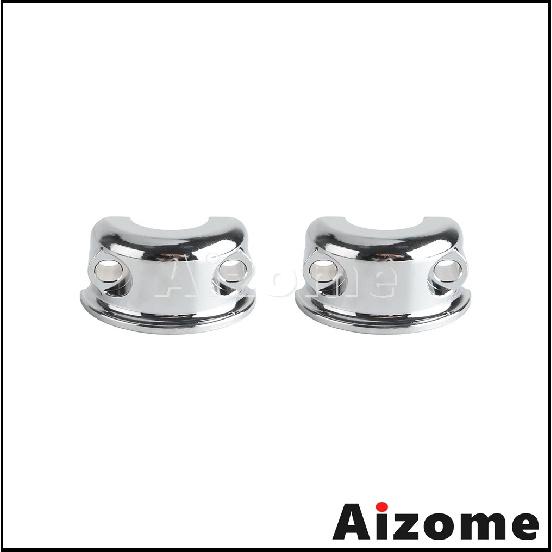 For Harley Softail Deluxe Low Rider ST FXLRST Motorcycle Aluminum Handlebar Clutch/Brake Control Supply Perch Clamp Half Clamps