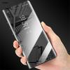 Case For Samsung Galaxy S25 original Magnetic on GalaxyS25 S25Plus S25Ultra S25FE 5G Luxury Mirror View Smart Flip Leather Phone
