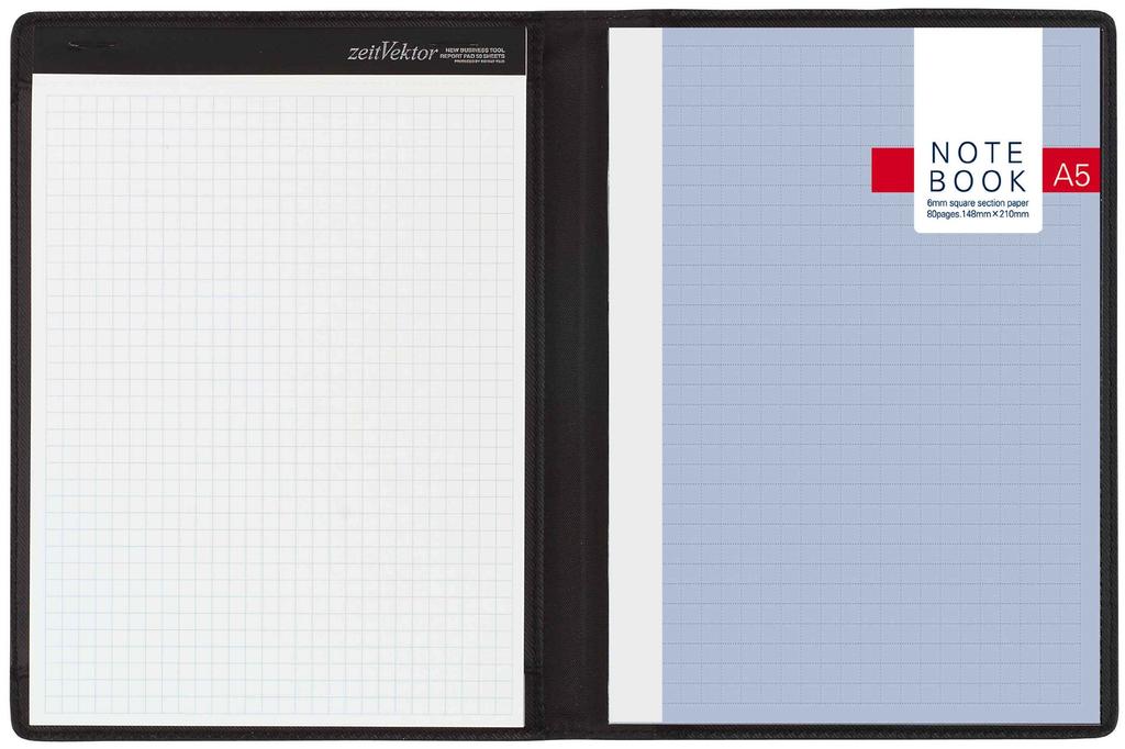 Raymay Fujii Notepad Zeitvector B5 Navy ZVP233K