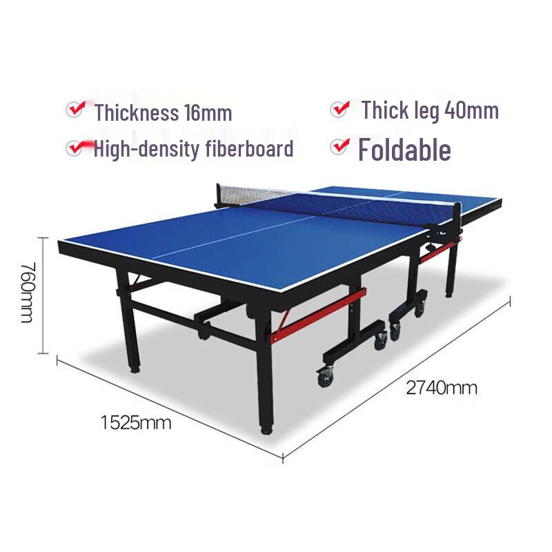 LanXie Standard Foldable Indoor Table Tennis Table