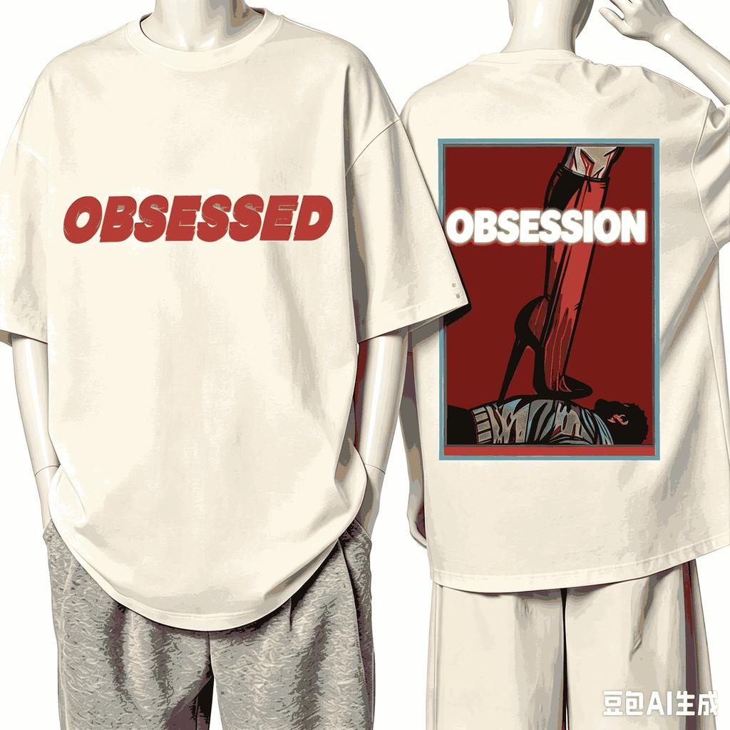 Obsession For Fan Gift Tshirt Unisex Unisex Harajuku Oversized Unisex Short Sleeve Streetwear High Quality Couples Comfortable Soft