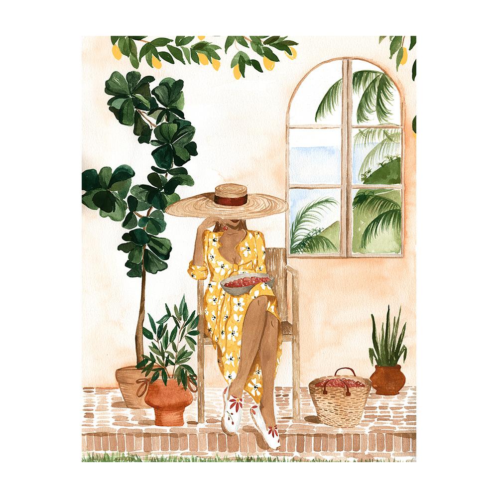 Scandinavian Abstract Wall Art Moroccan Illustration HD Canvas Poster Fashion Bohemian Print Home Bedroom Living Room Decor