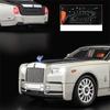 1/18 Rolls Royce Phantom Сплав Люксовая Модель Автомобиля Литье под Давлением и Игрушечные Транспортные Средства Металлическая Модель Автомобиля Звук и Свет Имитация Детские Подарки