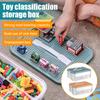 Ящик для хранения Lego, детские строительные блоки, ящики для хранения, регулируемый контейнер, совместимый с Lego, сетка, детский органайзер для игрушек, ящик для хранения