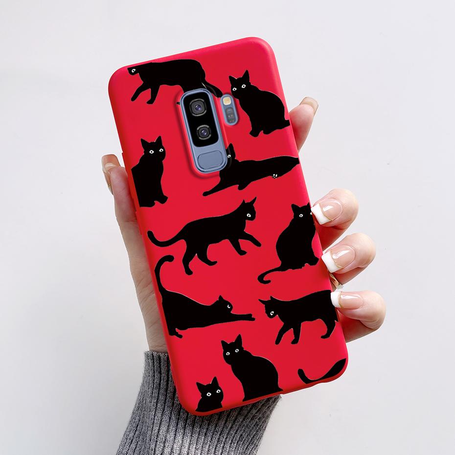 Силиконовая задняя крышка для Coque Samsung Galaxy S9 Plus Милый кролик панда Защитный мягкий чехол для телефона SamsungS9 S9Plus Funda Capas