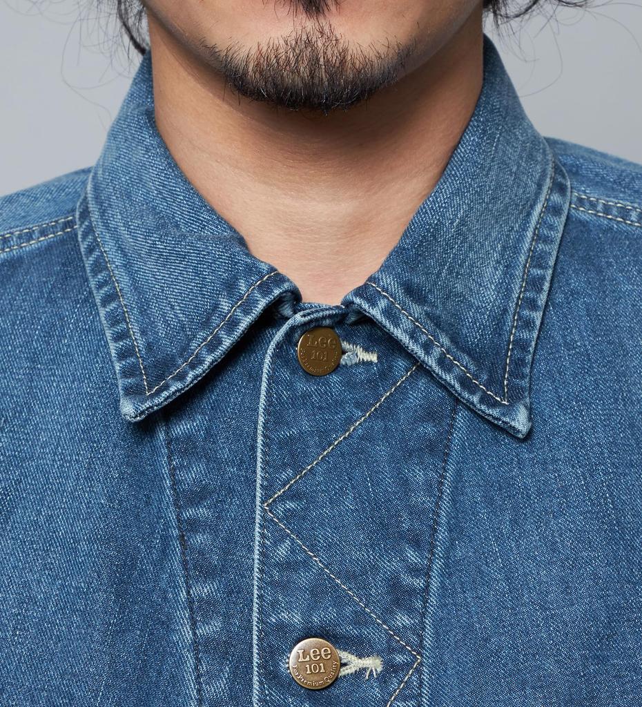 Lee 101 ANNIVERSARY 101-J RIDERS JACKET denim jacket setup possible men's medium blue S